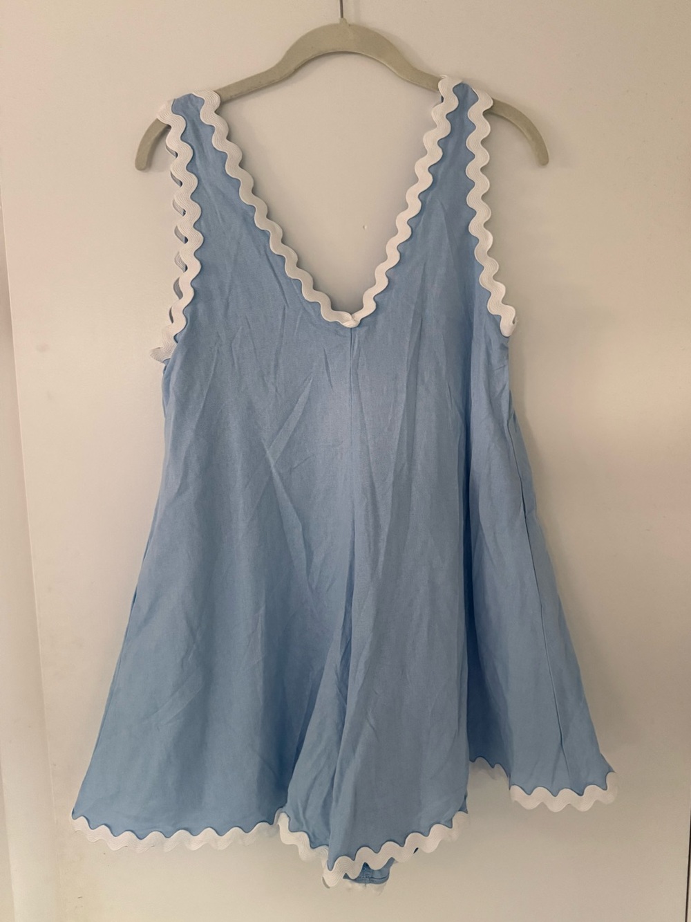 Petal & Pup Blue Dress Romper - Picture 2 of 3